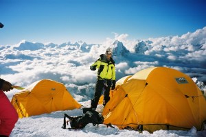 Dave at Camp 3 on Ama Dablam