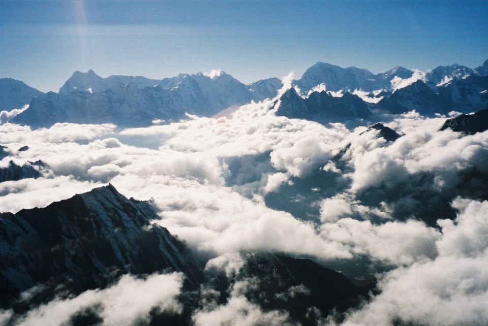 A brilliant evening at camp 2