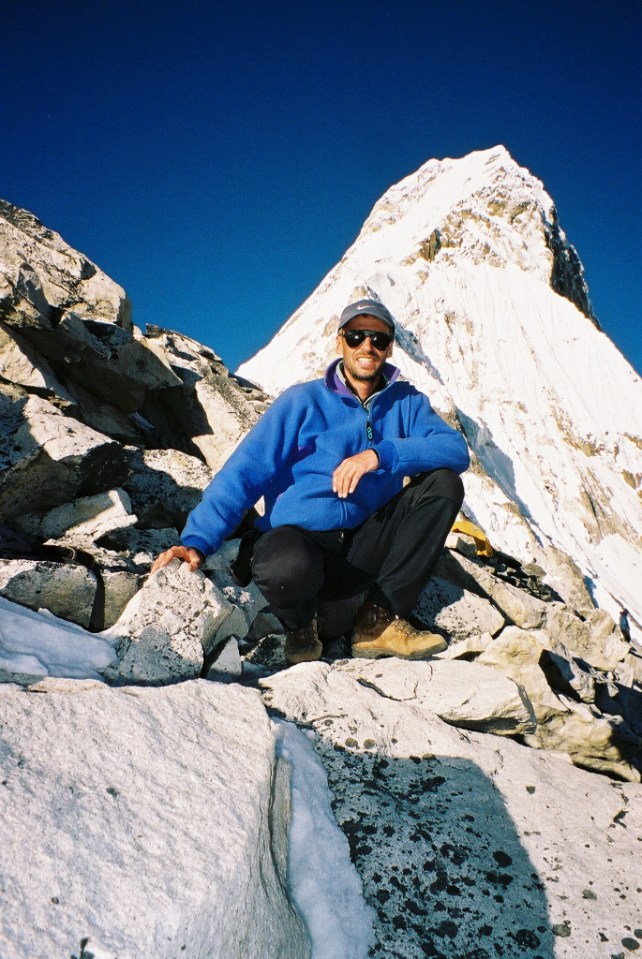 Late afternoon sun at camp 2