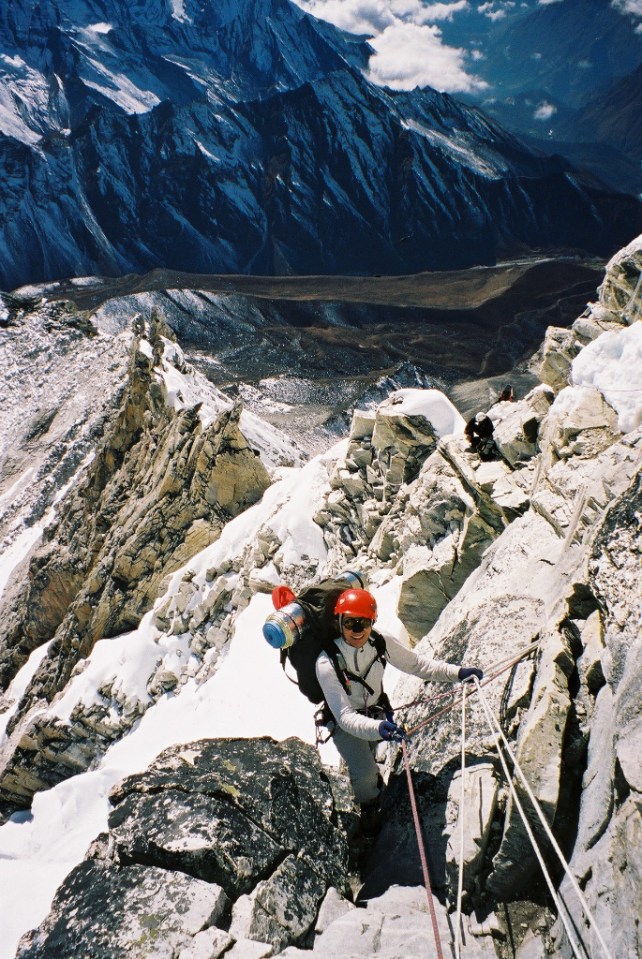 Wanda on the way to camp 2