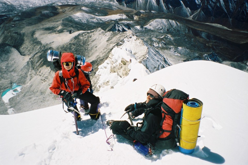 Wanda and Derek taking a break