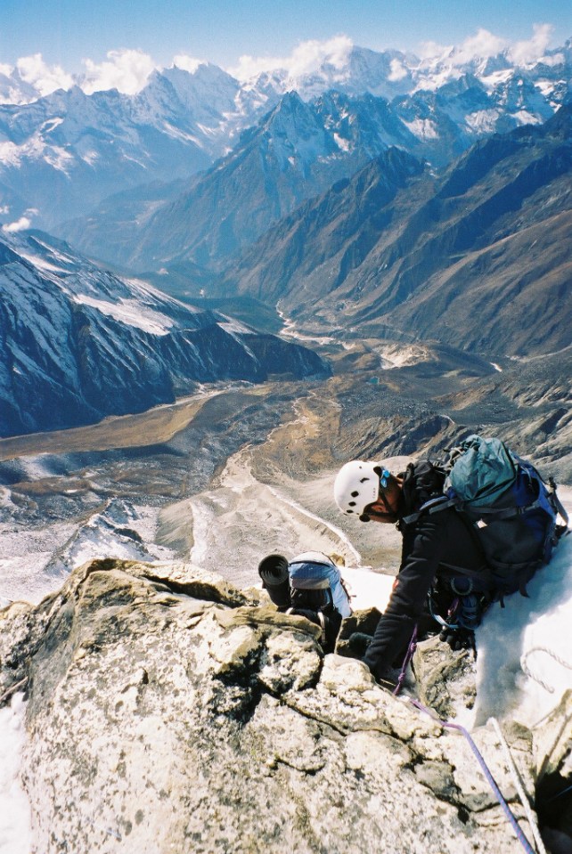 Climbing up to Camp 2