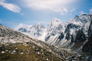 The next valley over from base camp