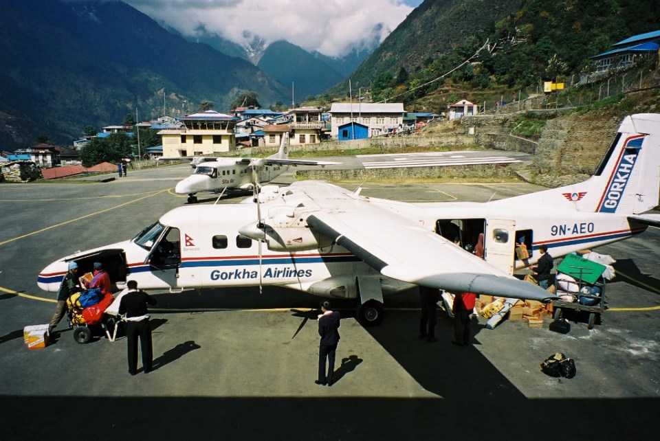 Back at Lukla waiting for a flight back to Kathmandu