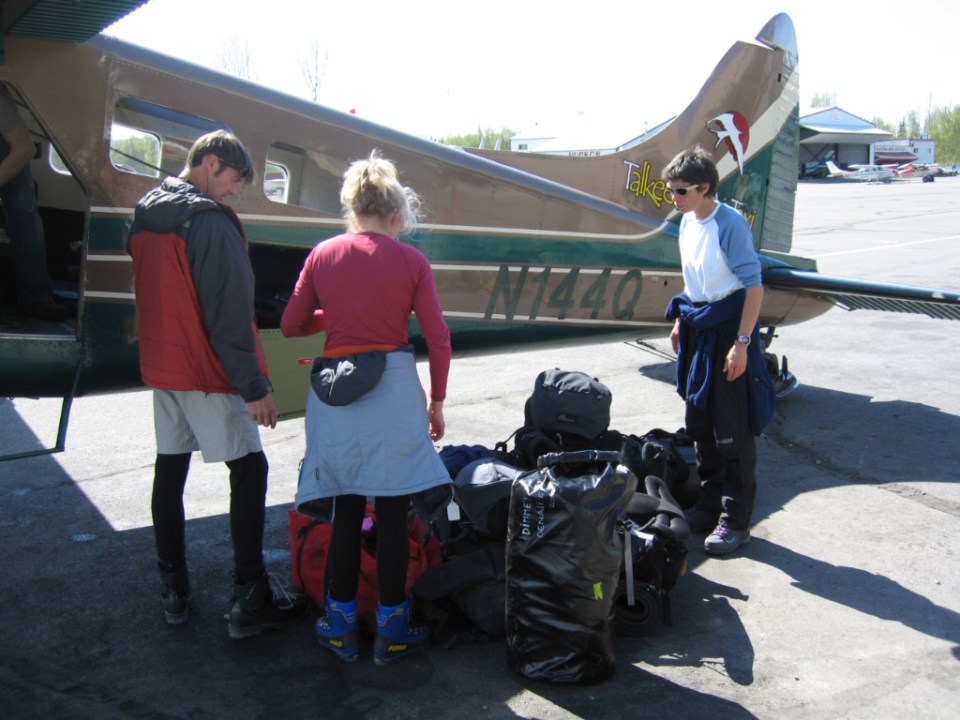 Our luggage - about 450 lbs worth