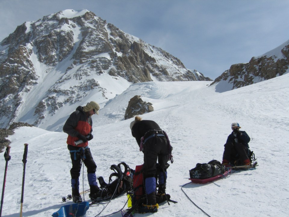 The top of Motorcycle hill looking up to Squirrel Point
