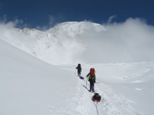 Just past Windy Corner heading up to Camp 4