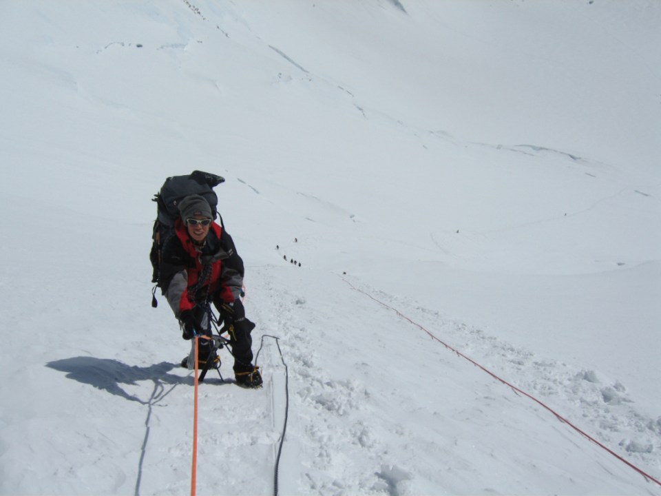 Johanneke on the fixed lines