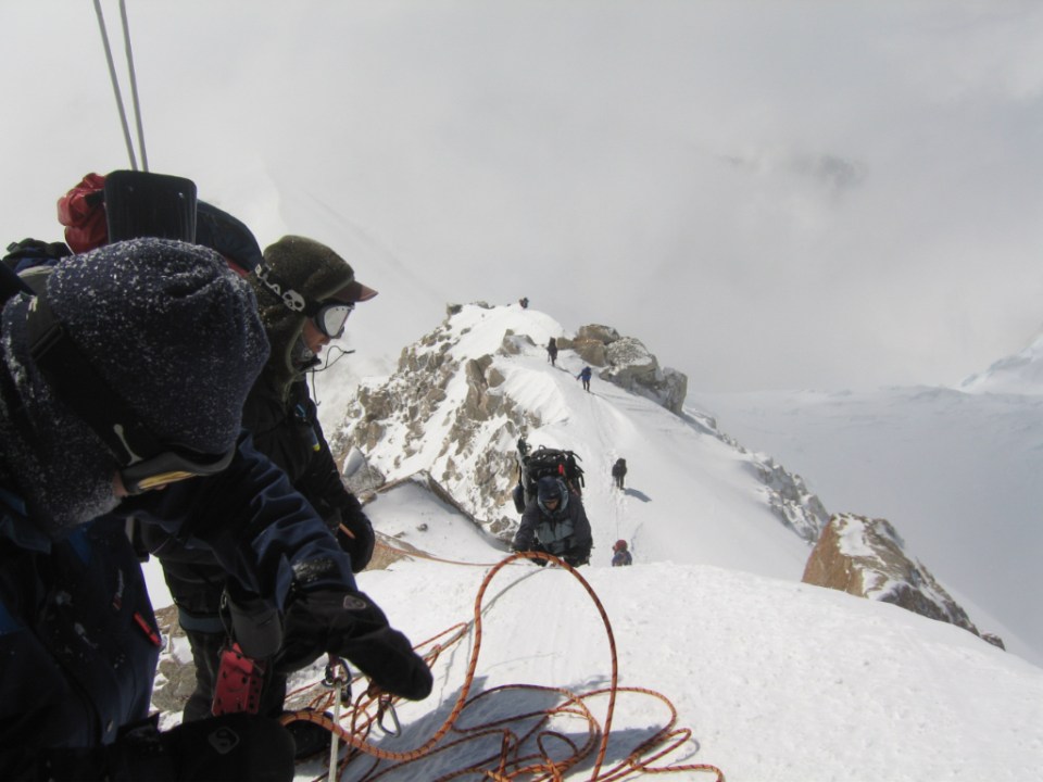 Views along the ridge ...