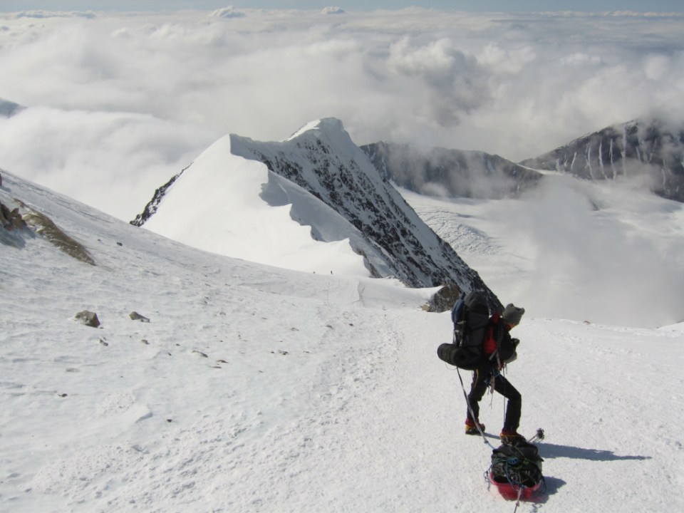 On the way down to Camp 3