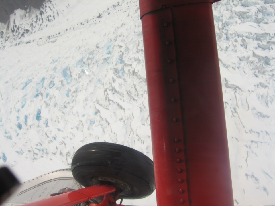 Flying back to Talkeetna ...