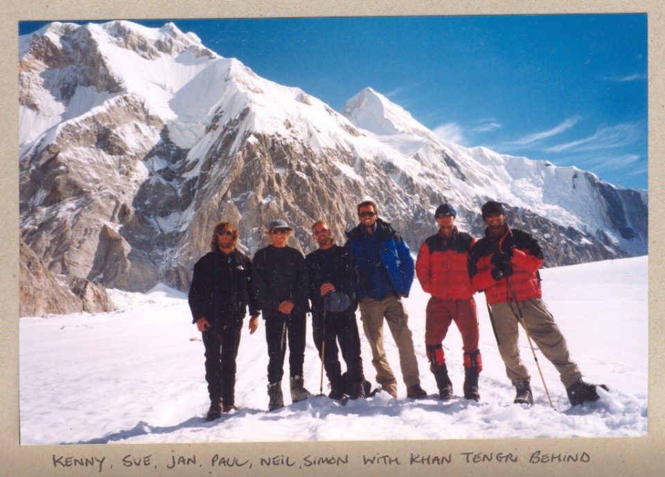 Khan Tengri in the back ground