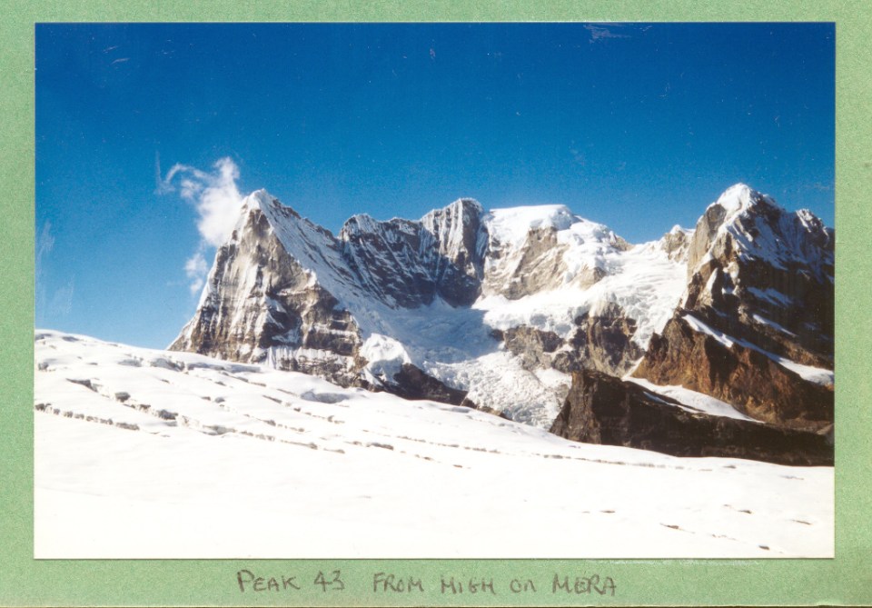 Peak 43 from Mera Peak