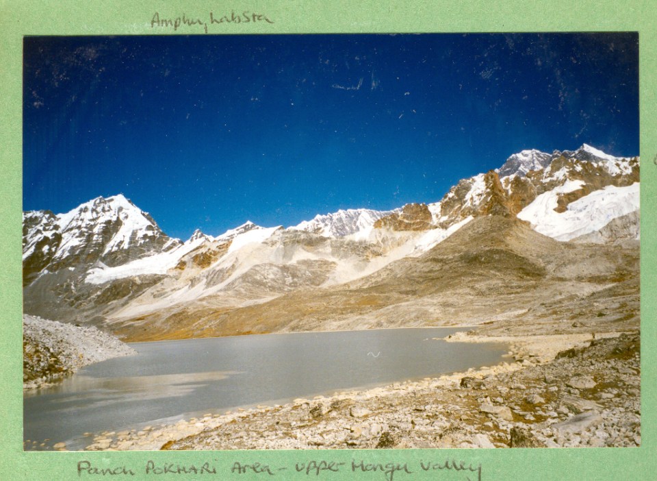 Panch Pokri area in the upper Hongu valley
