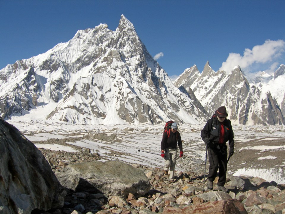 Ales and Dagmar and Mitre Peak (6010m)