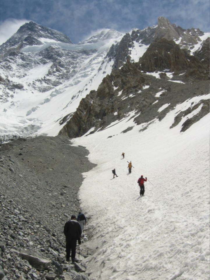 Start of Broad Peak normal route