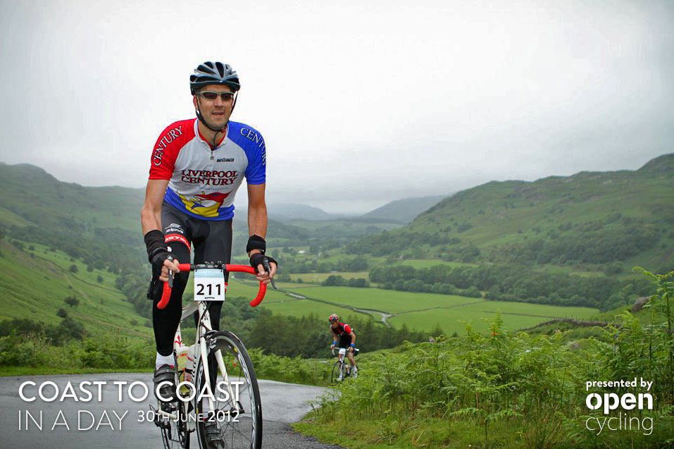 Mark- my riding partner on the C2C in a Day ride