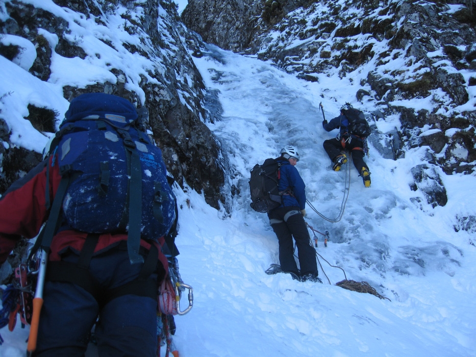 No. 6 Gully, Aonach Dubh West Face, Glen Coe, 2009