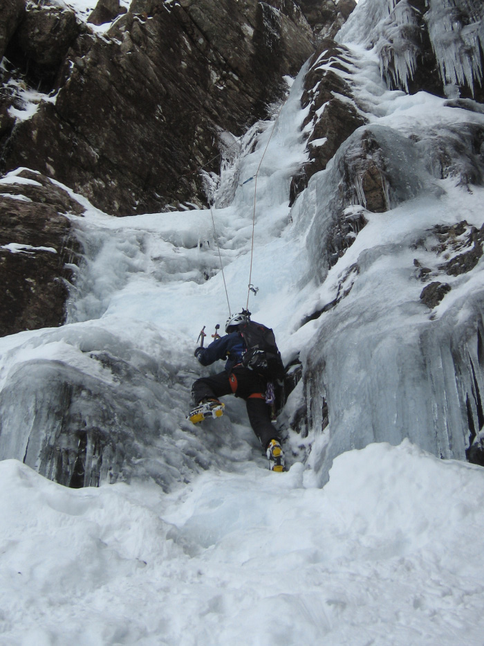 No. 6 Gully, Aonach Dubh West Face, Glen Coe, 2009