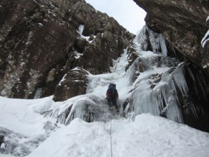 No. 6 Gully, Aonach Dubh West Face, Glen Coe, 2009