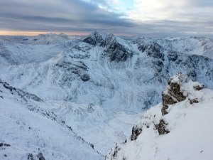 Stob Ban from the Devils Ridge