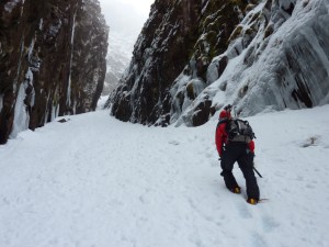 Deep South Gully, Beinn Alligin, Torridon, Feb 2010