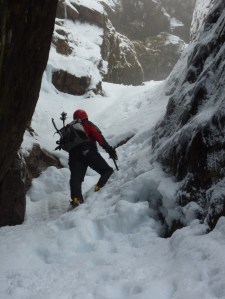 Deep South Gully, Beinn Alligin, Torridon, Feb 2010