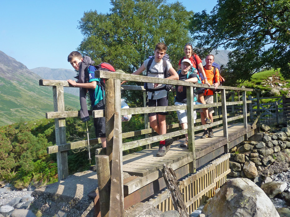 Lingmell Gill bridge