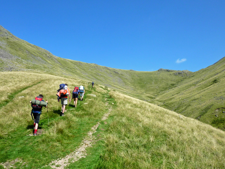 Approaching Black Sail Pass