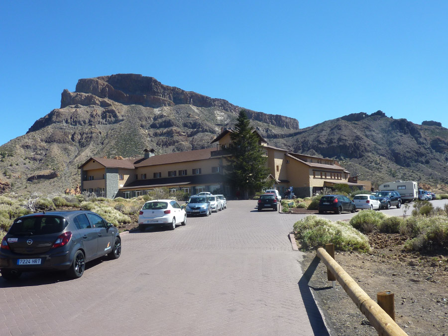 The Parador Hotel at 2200m in Teide National Park