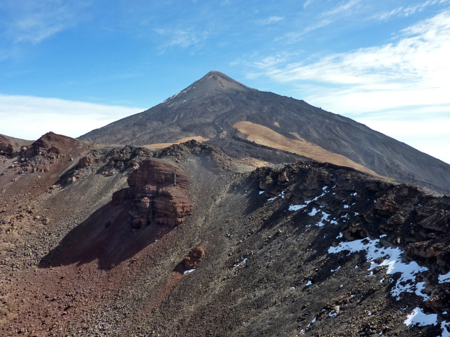 Teide lava flow tracks
