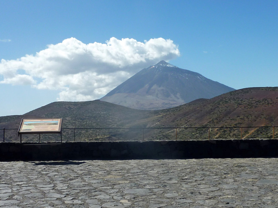 view of Teide from close to the Observatory