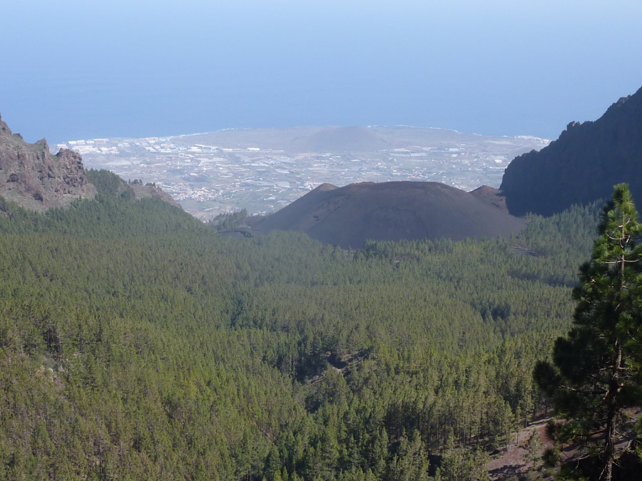 View on the descent down to Guimar