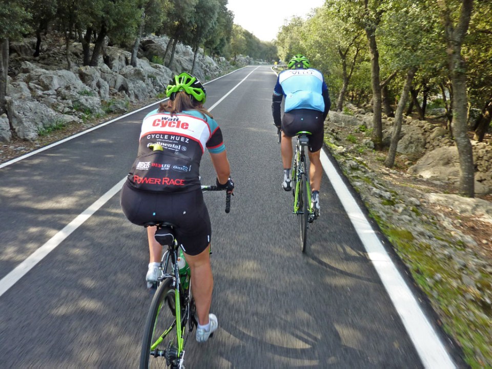 Christine and Tony heading for Soller