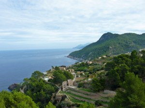 Great sea views on the road to Andratx