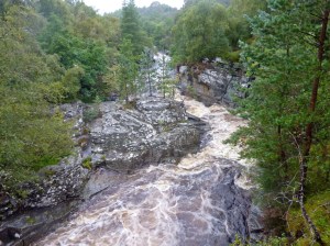 The view from Tromie Bridge near Kingussie