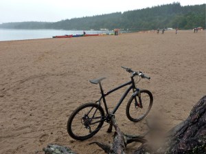 Lake Morlich beach near to the watersports centre