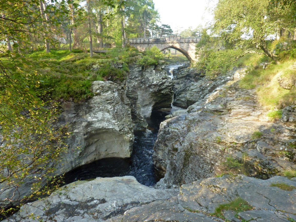 The Linn of Dee gorge