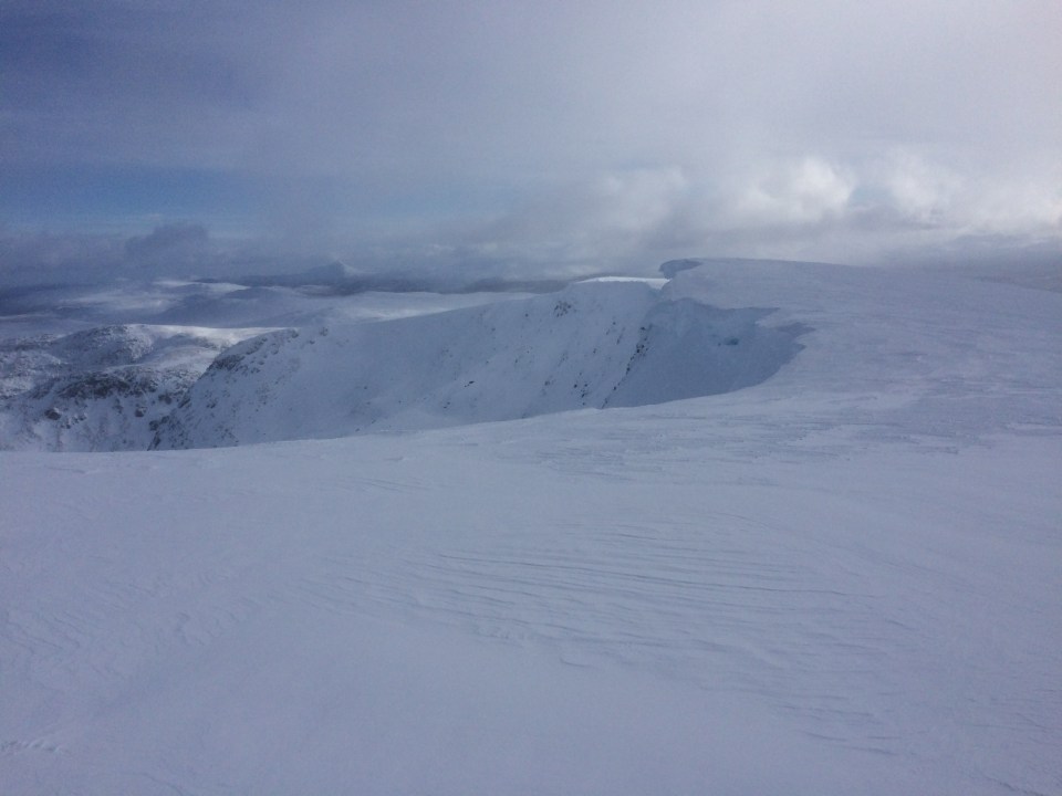 Ben Alder plateau cornices