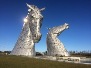 The Kelpies near Falkirk