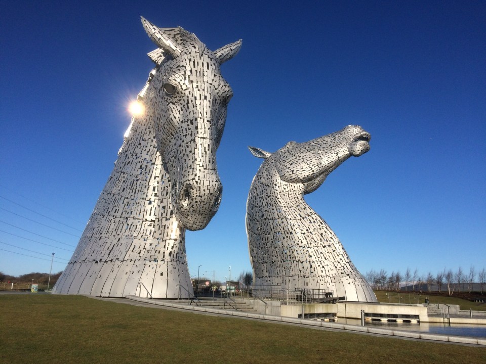 The Kelpies near Falkirk