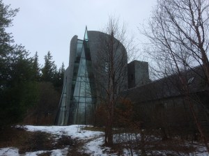 The Futuristic looking Corrour shooting lodge