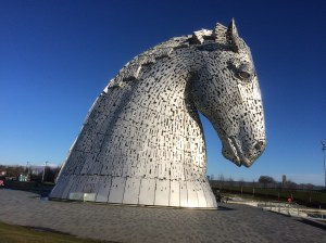 The Kelpies near Falkirk