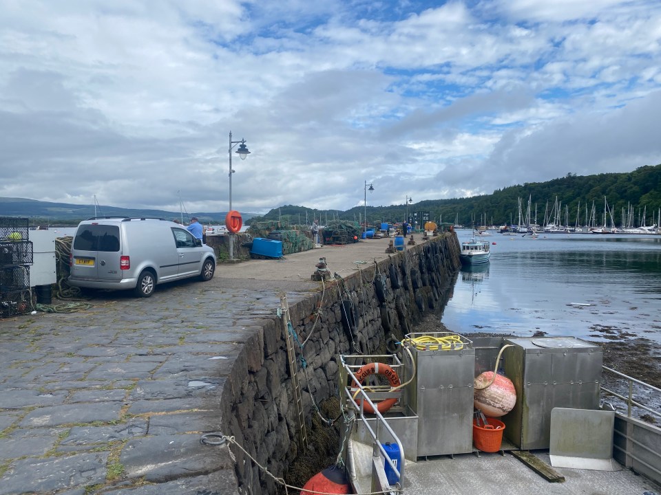 Tobermory pier
