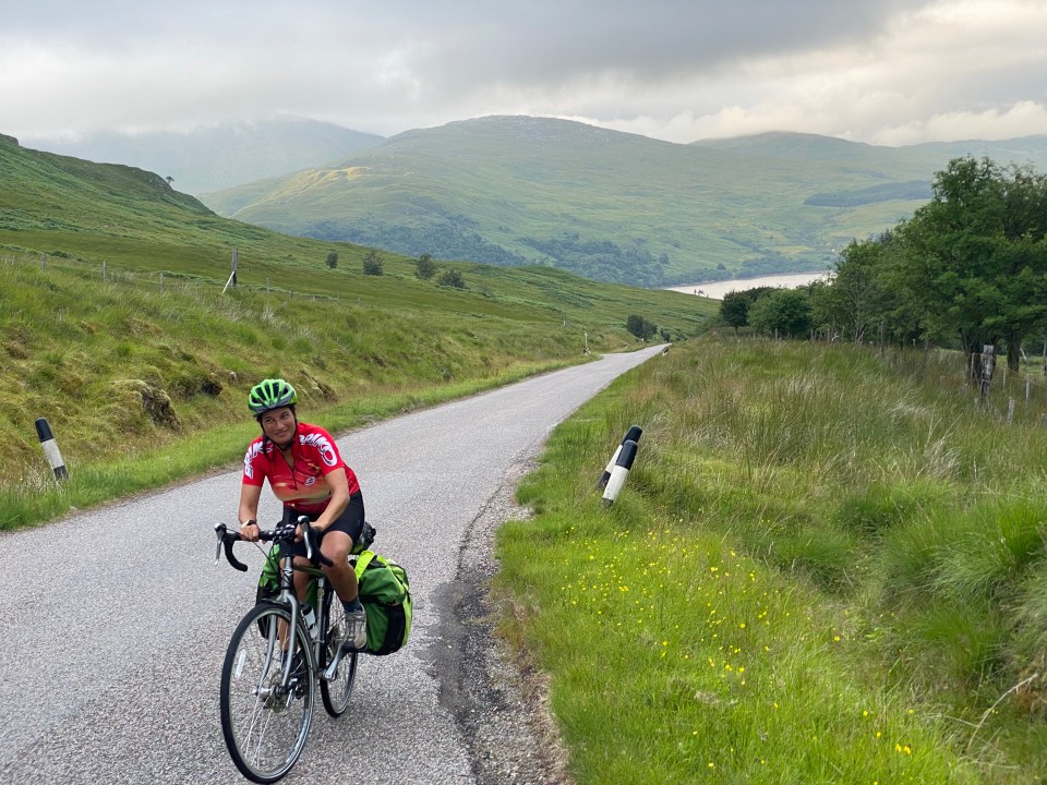 After an easy ride around the head of Loch Sunart there is a long steady climb to Gleann Gael on the way to Lochaline.