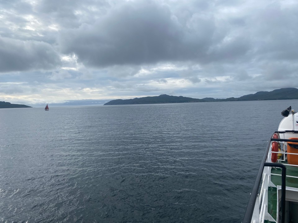 The Ardnamurchan Peninsula from the Tobermory to Kilchoan ferry